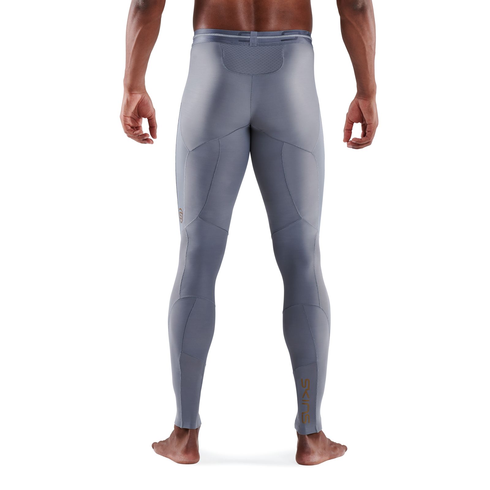 Skins Series 5 Men S Long Tights Mid Grey Skins Compression Uk