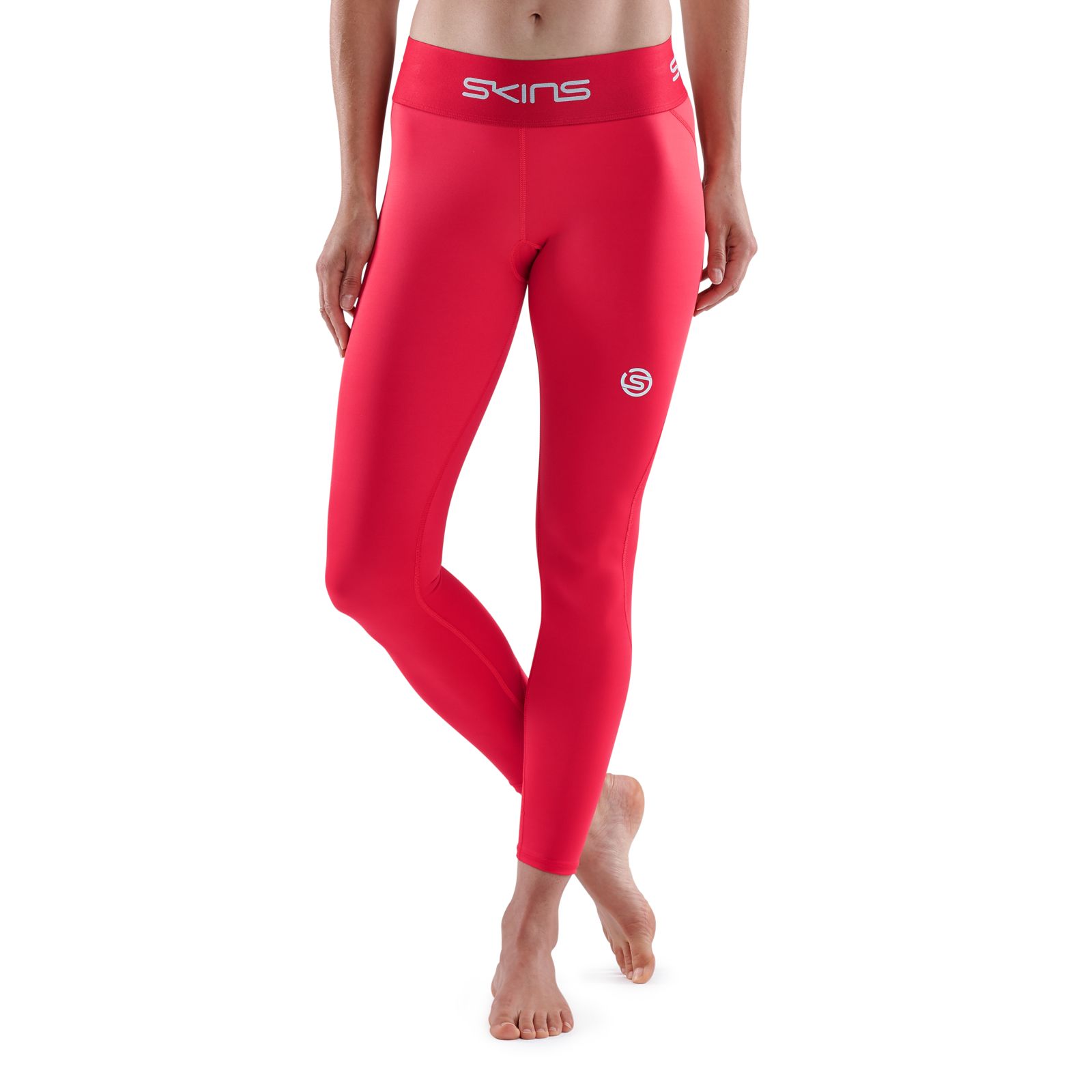 SKINS SERIES-1 WOMEN'S 7/8 TIGHTS RED - SKINS Compression USA