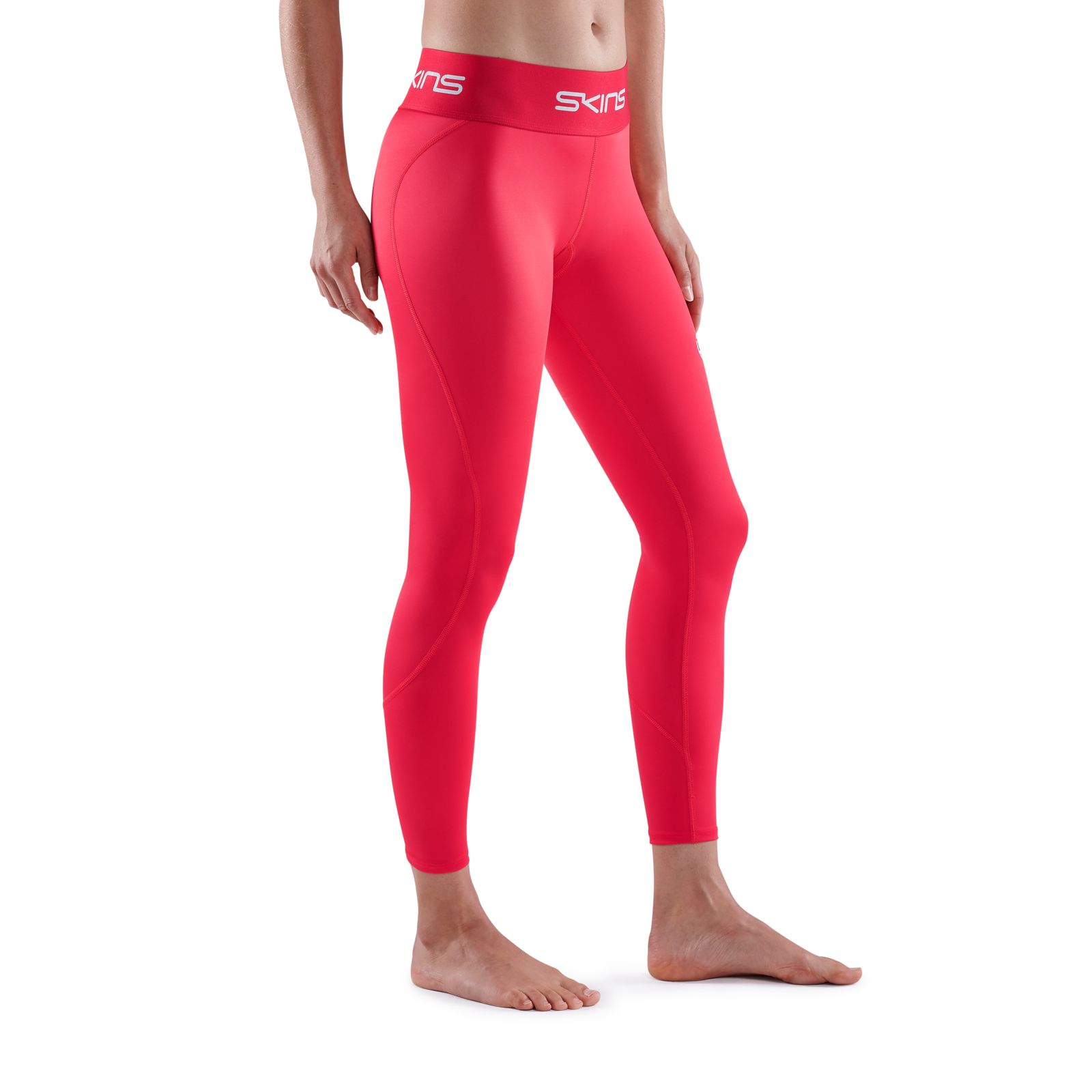 SKINS Compression Series-1 Women's 7/8 Long Tights Red L