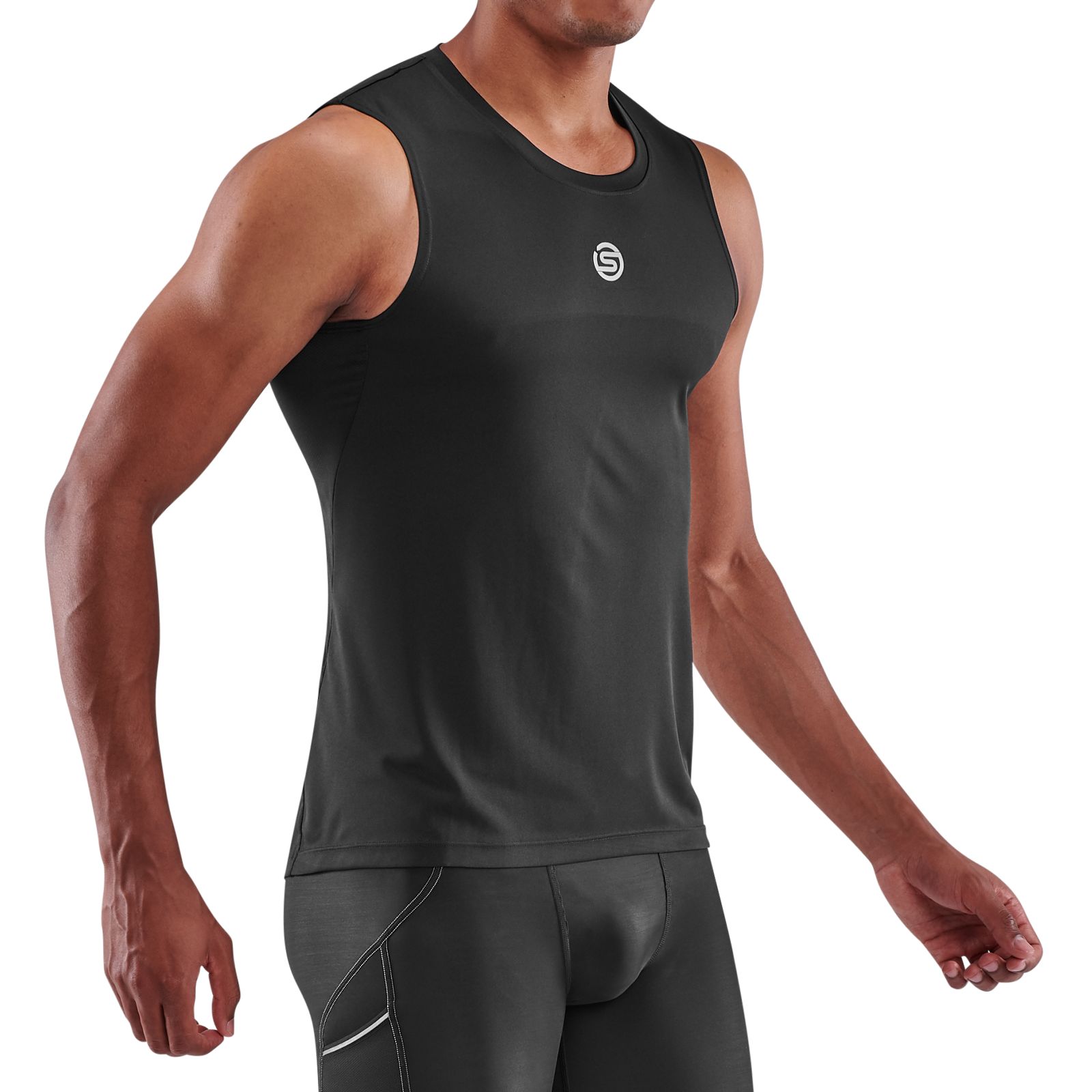 Skins Compression Top Men's Black New without Tags