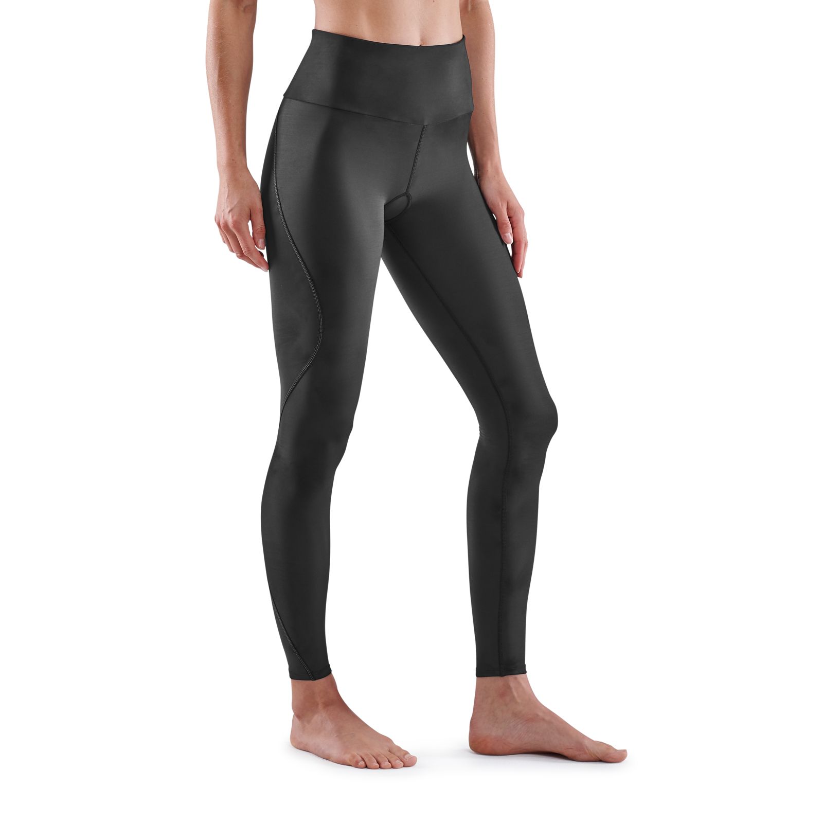 SKINS DNAmic Elite Recovery Womens Long Tights Black - SKINS