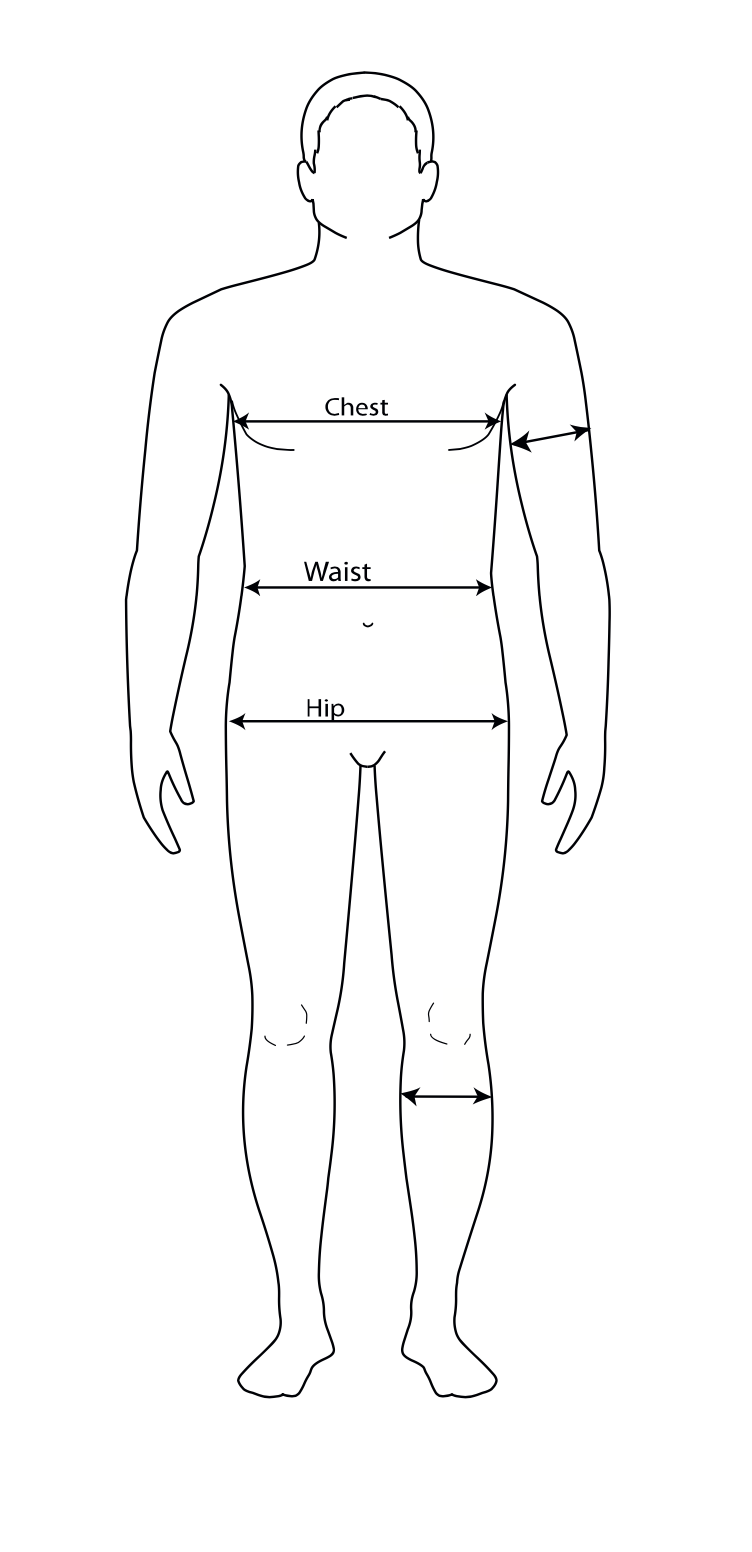 Size chart – Skin. Addressing the body.