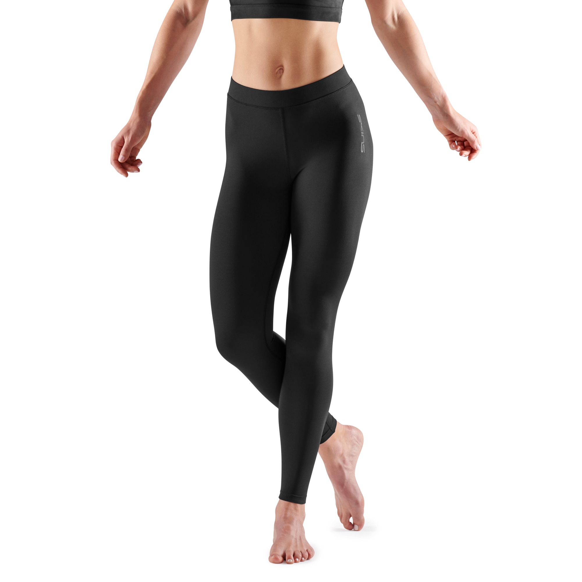 OZSALE  SKINS SKINS Compression Series-3 Womens 7/8 Long Tights Black  Gym/Fitness/Yoga/Sport